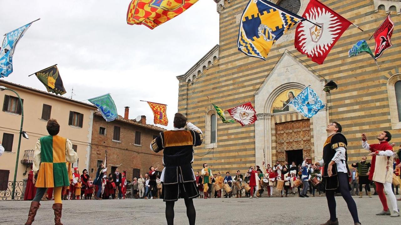 Il Palco Montepulciano, Vista Incredibile, 150Mt Da Piazza Grande公寓 外观 照片